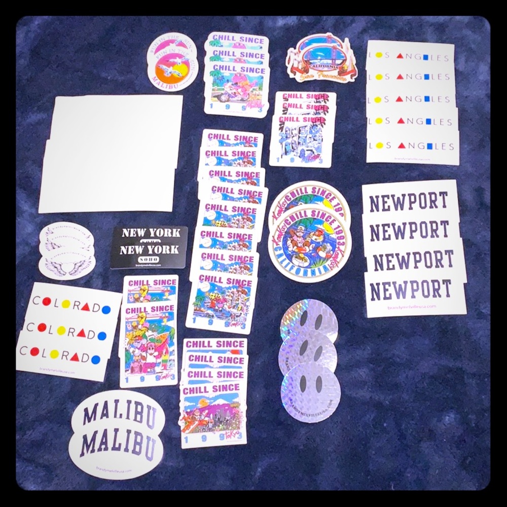 50 Brandy Melville stickers